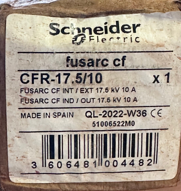 Fusarc CF CFR-17.5/10 Indoor-Outdoor Fuse 51006522M0