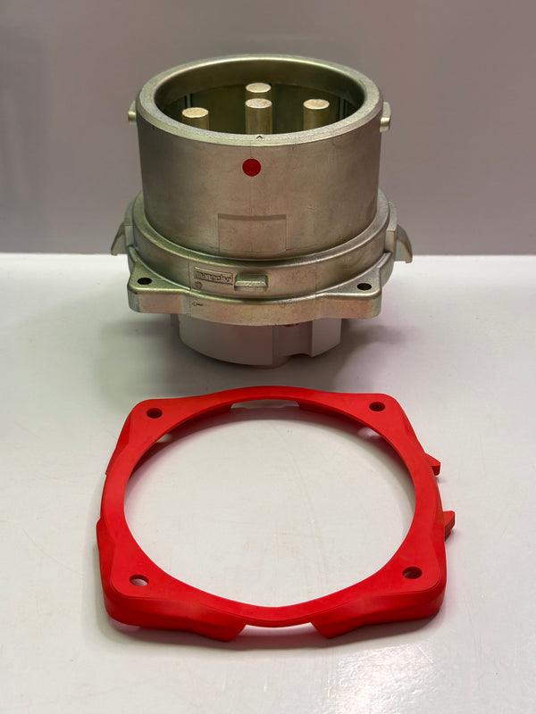 Marechal 3928017 DS2 250A Appliance Inlet, 3 Pin+Neutral+Earth IP66/67 Metal