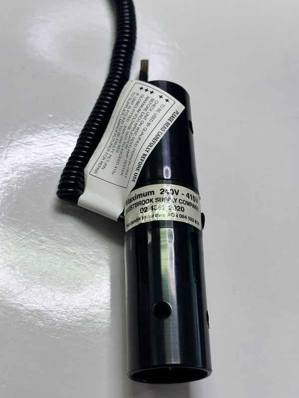 Linesman 1247399 Double Insulated 240V-415V Curly Cord Test Lamp