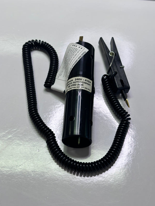 Linesman 1247399 Double Insulated 240V-415V Curly Cord Test Lamp