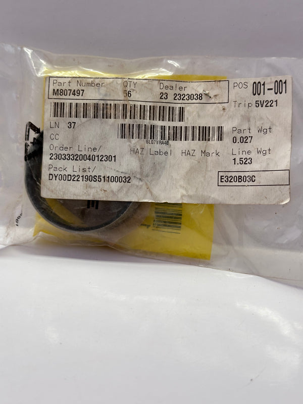 John Deere M807497 Sleeve