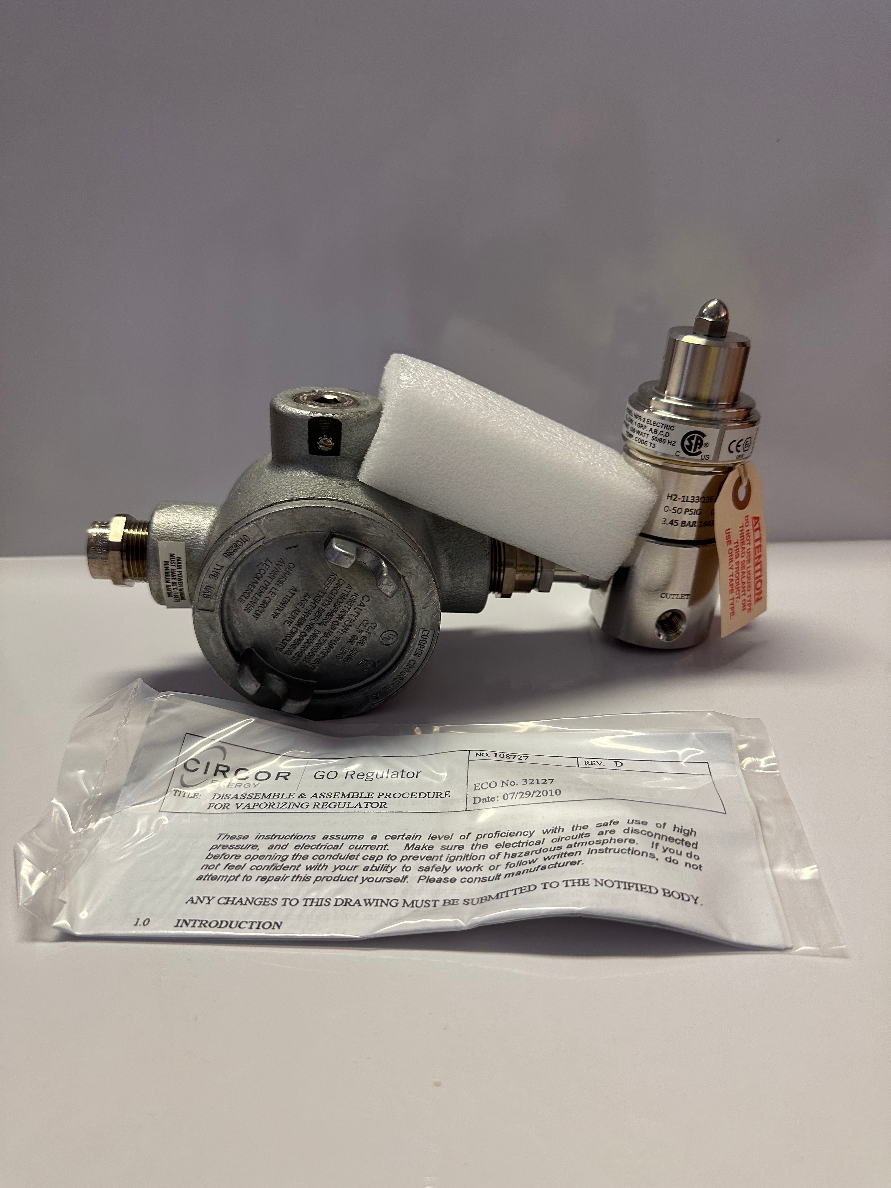 GO Regulator HPR2 / H21L33Q3E4111 Electronically Heated Regulator