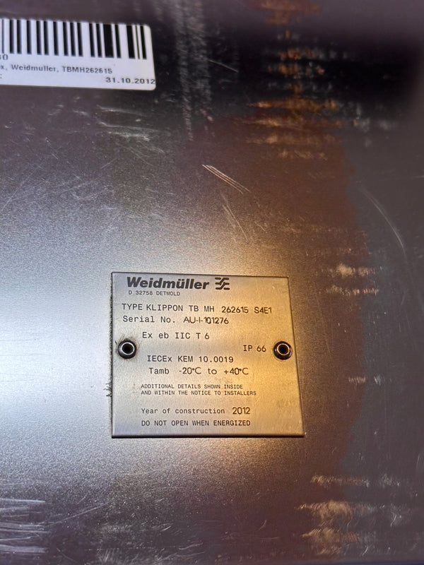 WEIDMULLER Klippon KTB MH 262615 S4E1 SS Enclosure 1194630000