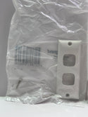 HPM A770/2PLWE Standard 2 Gang Architrave Cover Plate, White