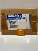 KOMATSU SM5084 Filter Decal, Service