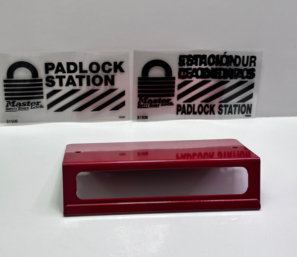 Master Lock S1506 Small Padlock Station-(Red)