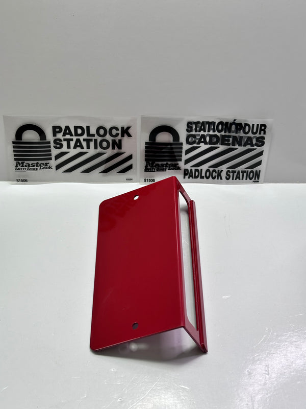 Master Lock S1506 Small Padlock Station-(Red)