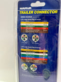 Narva 82255BL 7 Pin Large Round Socket Trailer to Car Adapter, 5 Pin Large Round Plug on Trailer