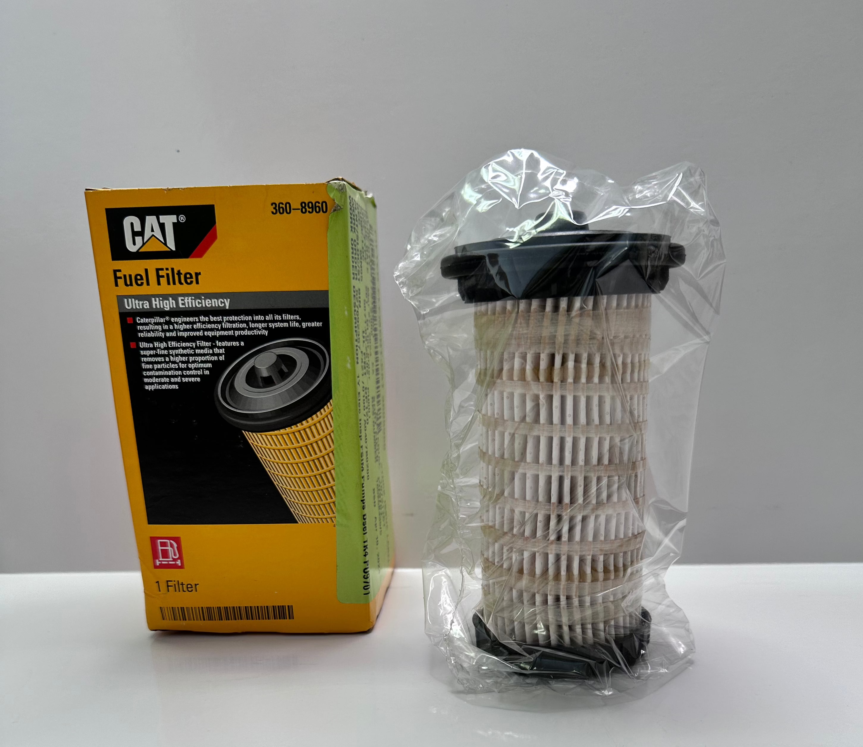 Fuel Filter Element Fits Cat 3608960 360-8960 Advanced High Efficiency