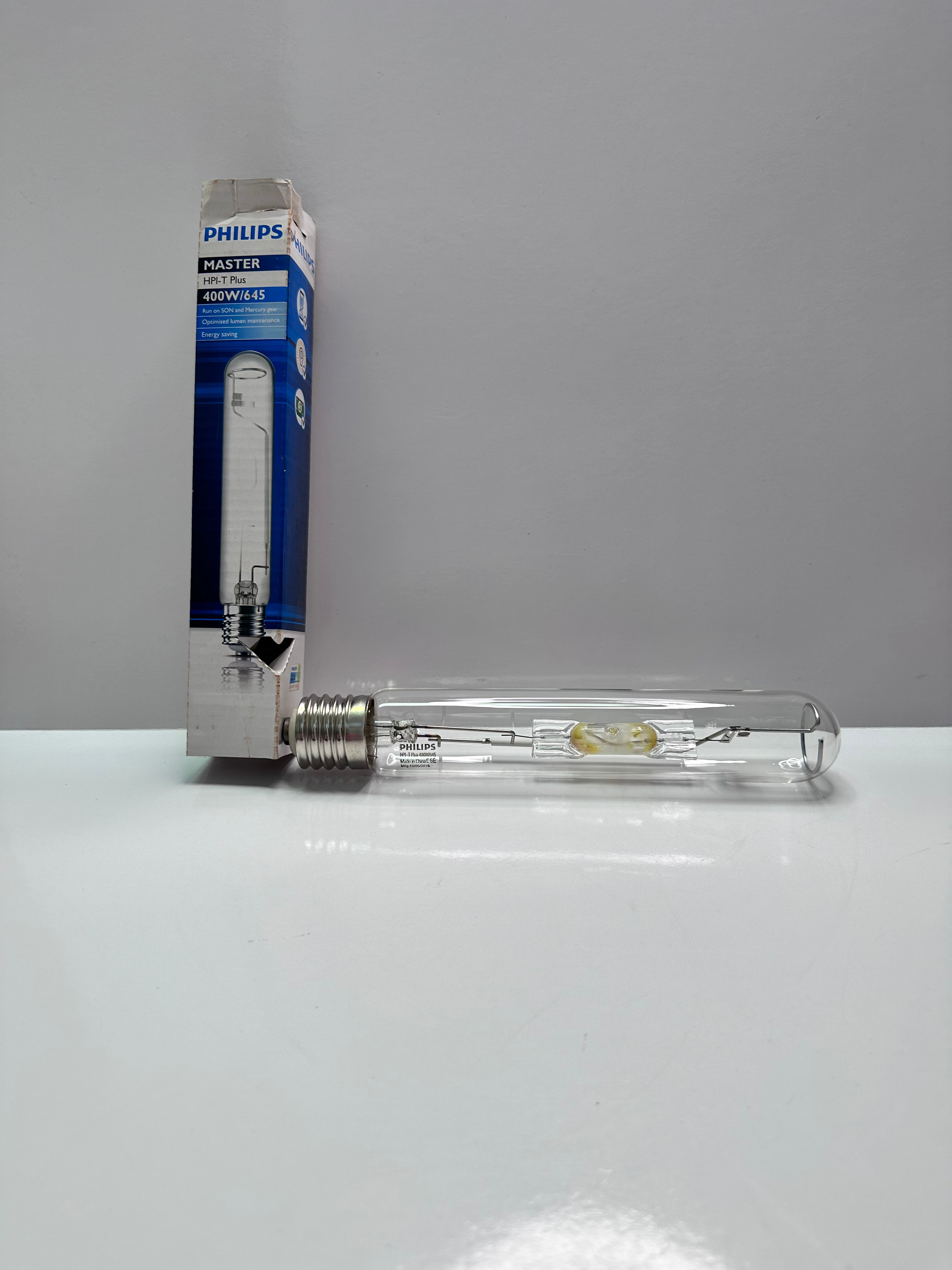 Philips Master HPI-T Plus 400W/645 E40 203458XX Metal Halide Light Bul ...