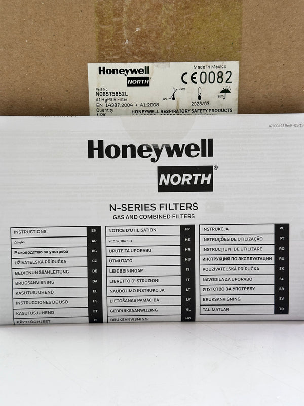 Honeywell N06575852L A1HgP3R N Series Cartridge & Filter, box of 4 pair