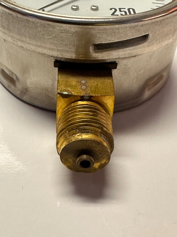 Wika Pressure Gauge 250 Bar, Bottom Entry