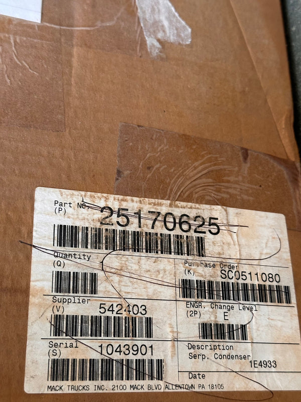 25170652 Genuine Air Conditioning Condenser 210RD427