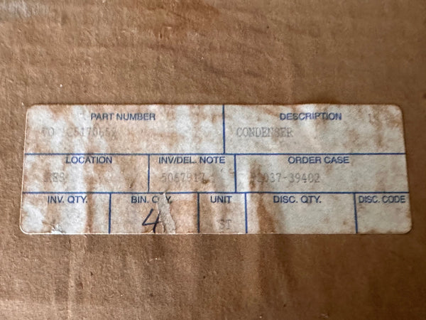 25170652 Genuine Air Conditioning Condenser 210RD427