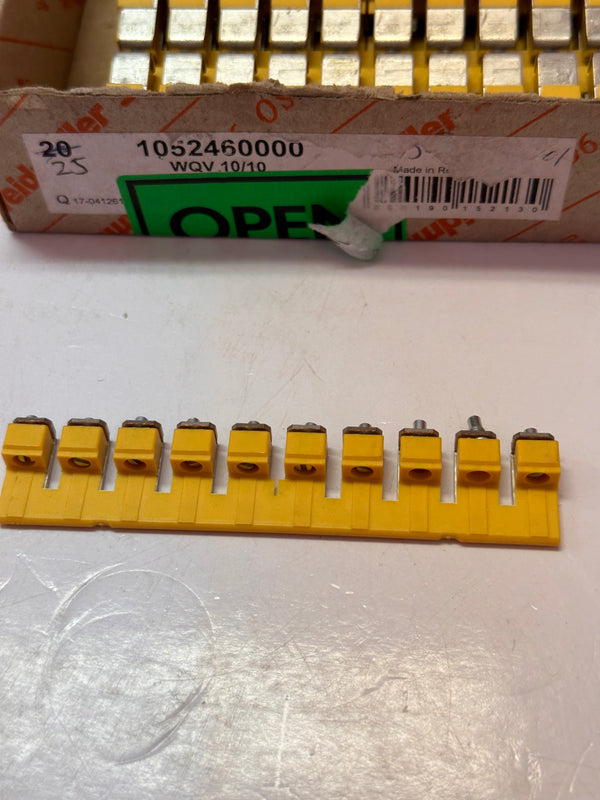Weidmuller 1052460000 WQV Series Jumper Bar, BOX OF 25