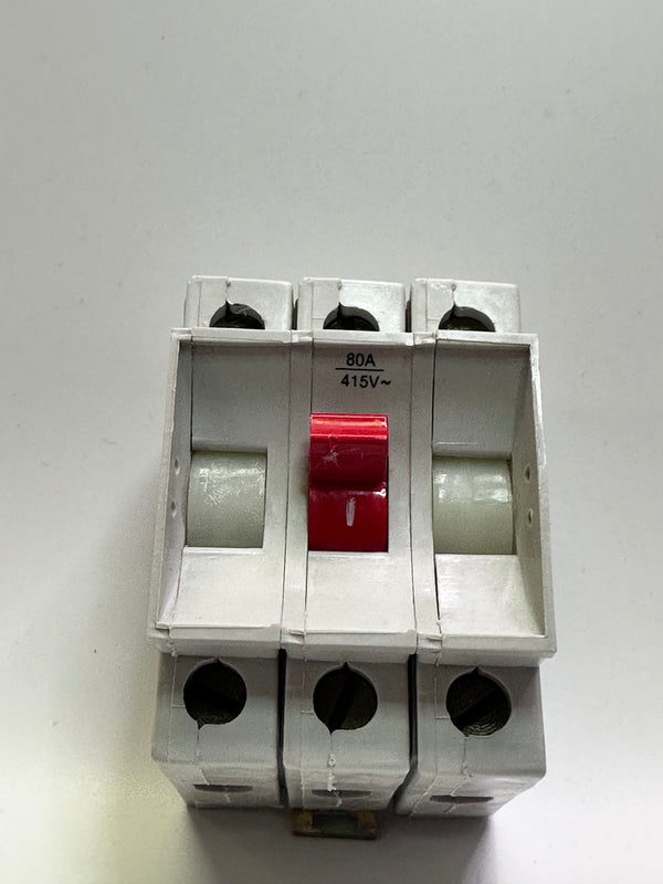 HPM Din Series Main Switch, 80A, 415V - Box of 4