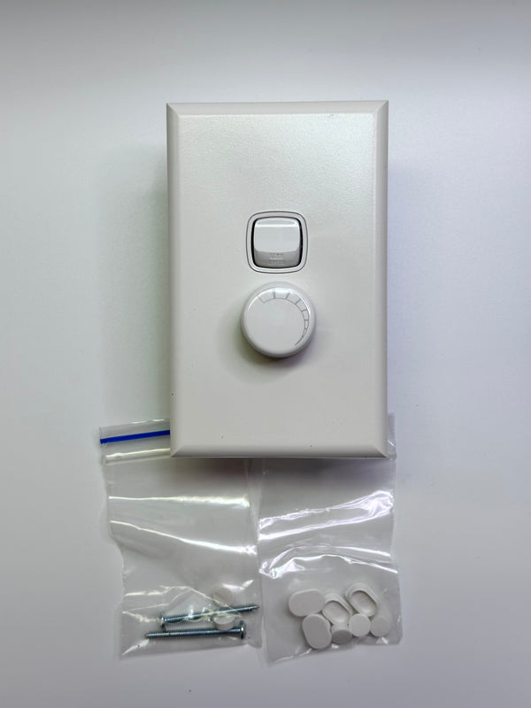 XL 500E Trailing Rotary Edge Dimmer Switch 500VA - White