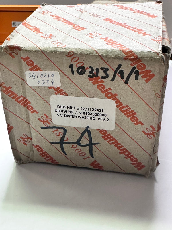Weidmuller 10313/1/1 Termination Module 5V REV.2