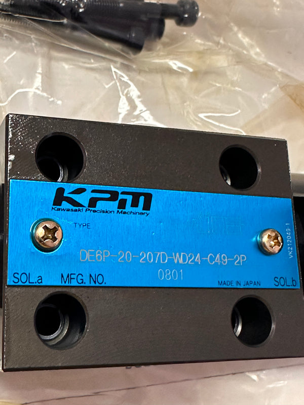 KPM (KAWASAKI) DE6P-20-207D-WD24-C49-2P Solenoid Valve