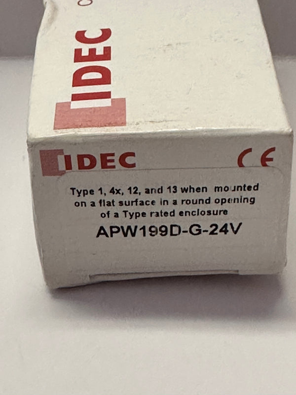 IDEC APW199D-G-24V LED Panel Indicator (GREEN) 22mm