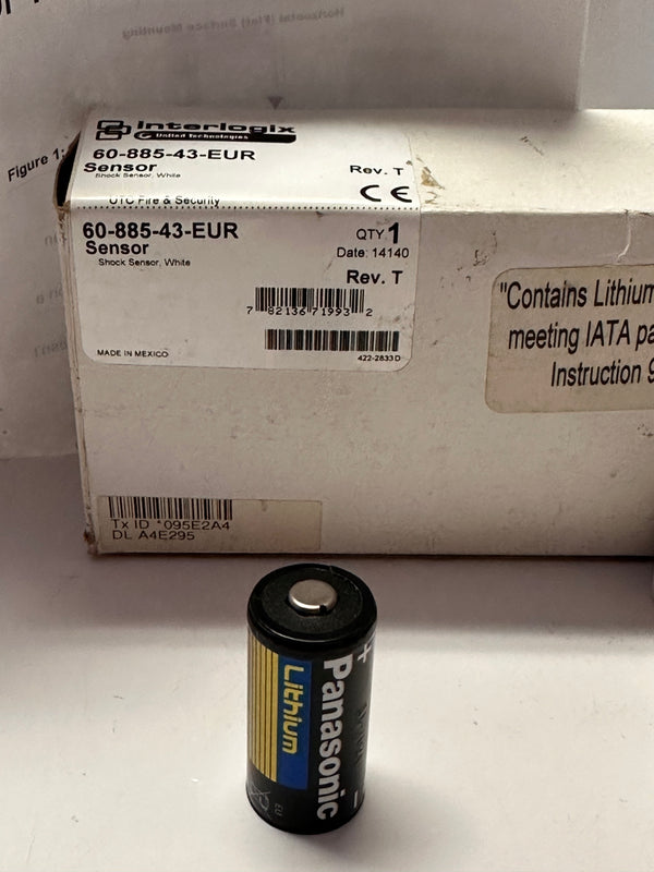 INTERLOGIX 60-885-43-EUR Wireless Shock Sensor (NO MAGNET)