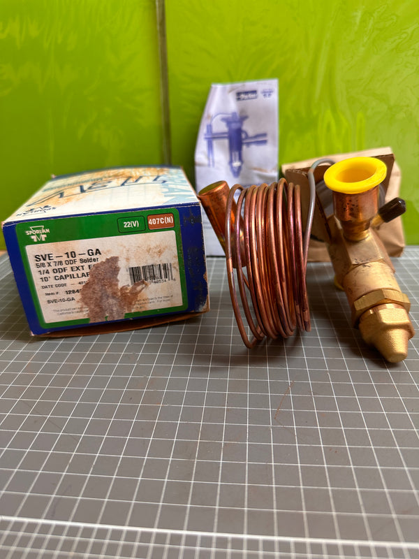 Sporlan SVE-10-GA 5X7 ODF 10FT Expansion Valve #128493