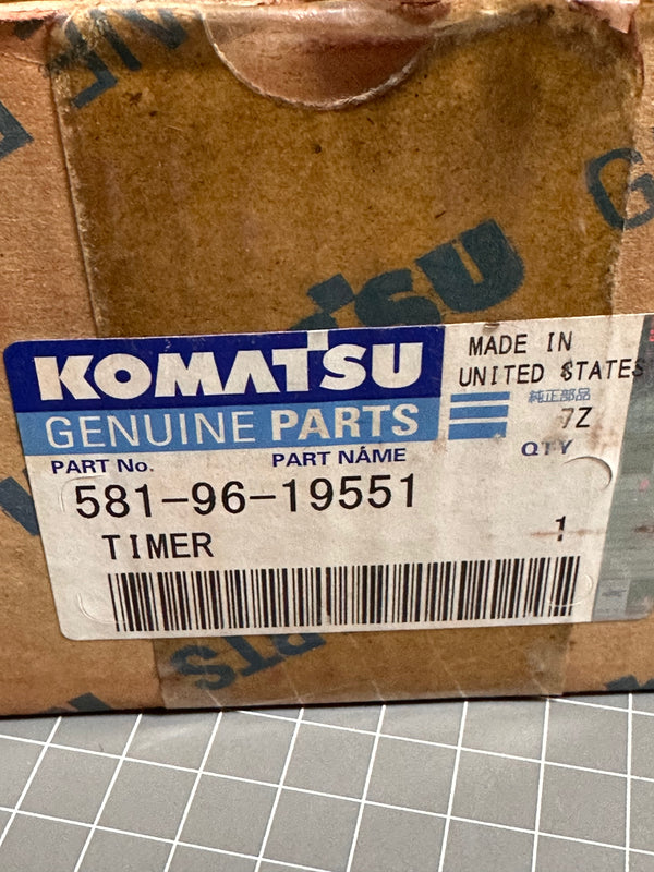KOMATSU TIMER 581-96-19551 NIB