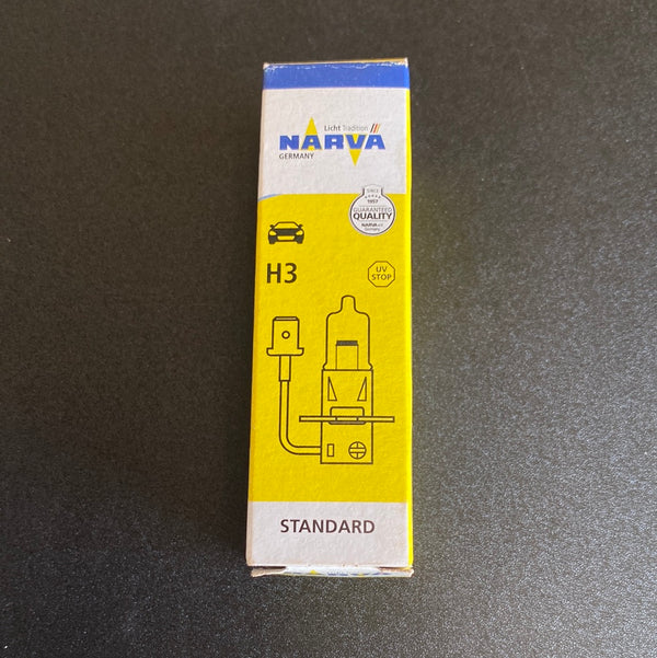 Narva 48321 12V H3 55W PK22s Halogen Headlight Globe