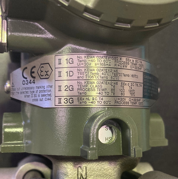 YOKOGAWA DPharp EHS4B-92NB/KU2/D1 Diff Pressure Transmitter