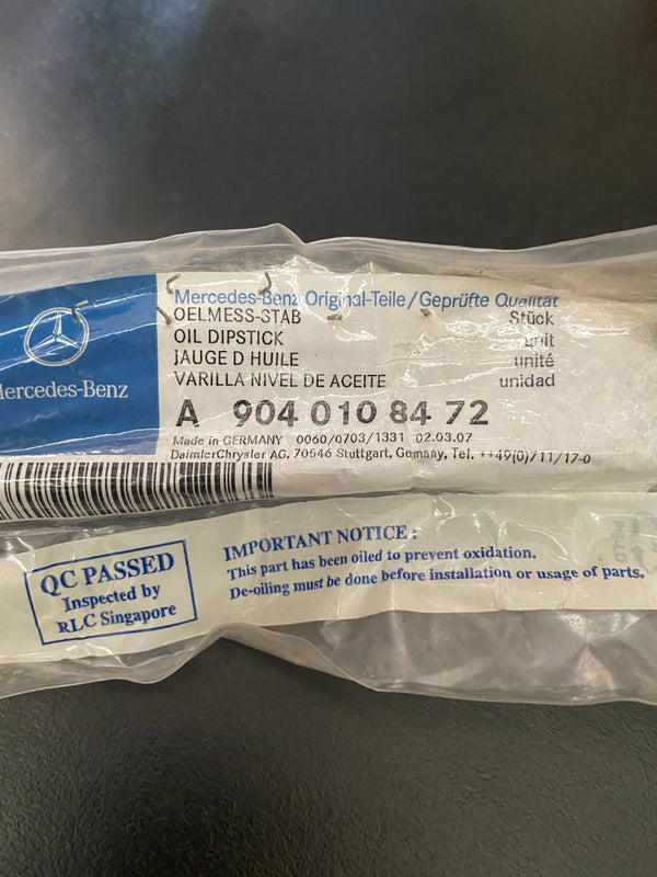 Mercedes-Benz A9040108472 Oil Dipstick/ Oil Level A 904 010 84 72