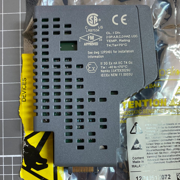 KL1601X1-BA1 / 12P4991X072 DeltaV Charm I/O Port Switch Module Copper