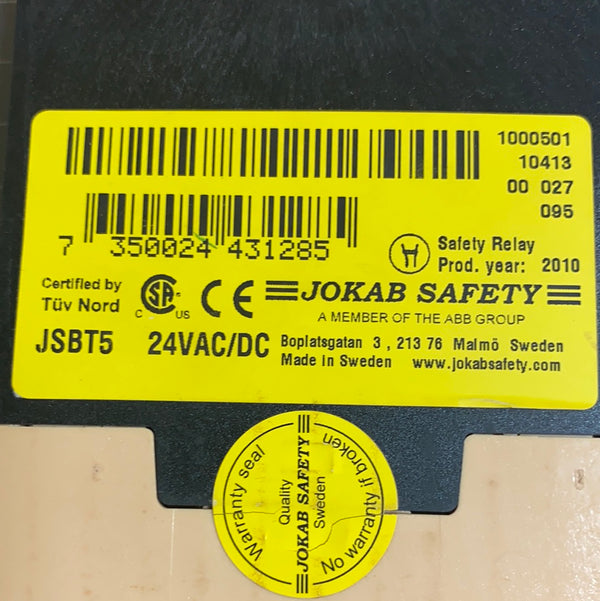 JOKAB SAFETY  JSBT5  Safety Relay