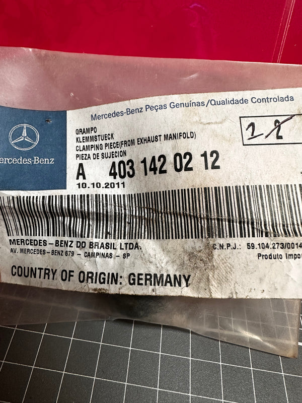 MERCEDES-BENZ A 403 142 02 12 CLAMP