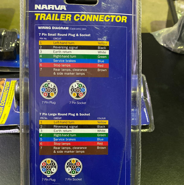 NARVA 82265BL Trailer Connector