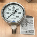 WIKA Pressure Gauge 263.30.100 SS 600bar