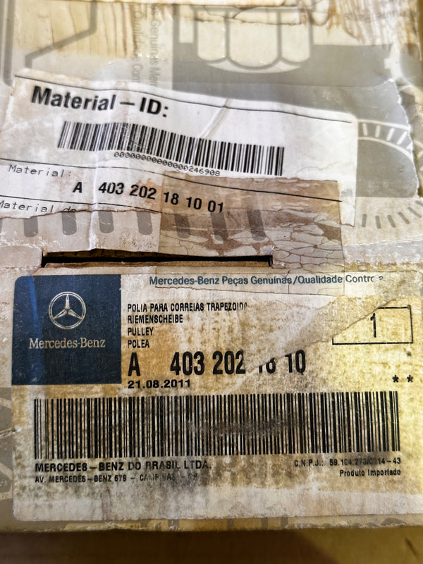 MERCEDES-BENZ Pulley A4032021810