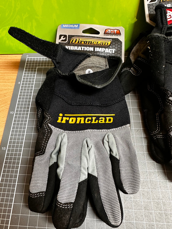 IRONCLAD Vibration Impact Gloves (Medium Size Only)