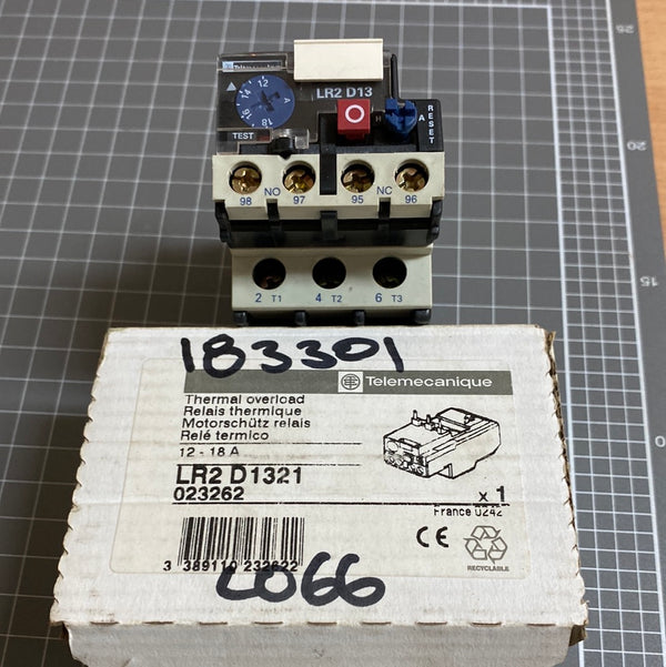 LR2 D1321 Thermal Overload Relay for Motor 12A - 18A