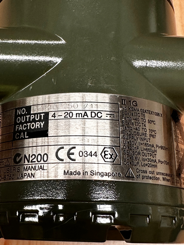 Yokogawa YTA110 Temp Transmitter