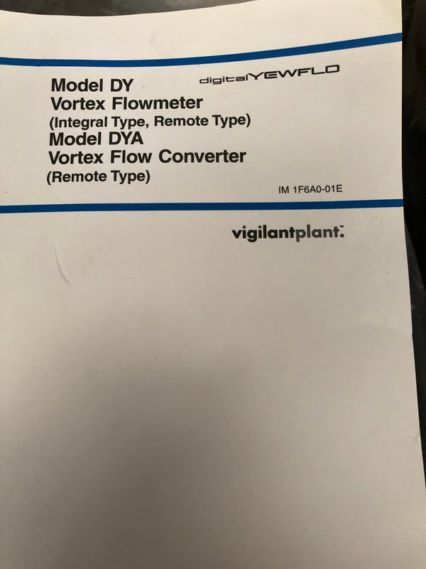 YOKOGAWA DIGITAL YEWFLOW DY025