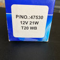 Narva 47530 12V 21W W3 X 16D W21W Wedge Globes