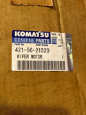 KOMATSU 421-56-21520 Wiper Motor, 24V