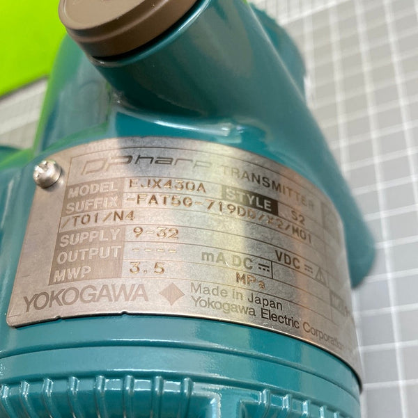 YOKOGAWA EJX430A-FAT5G-719DD/X2/M01/T01/N4 Traditional Mount Gauge Pressure Transmitter