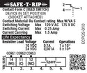 SAFE-T-RIP Heavy Duty Belt Rip Detector STR-SSB-2-K-BK