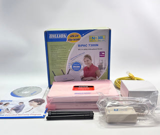 Billion BiPAC 7300N 802.11n ADSL2+ Broadband Modem & Router with Original Box