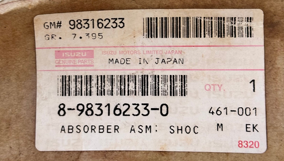 Isuzu 8983162330 Rear Shock Absorber Assembly