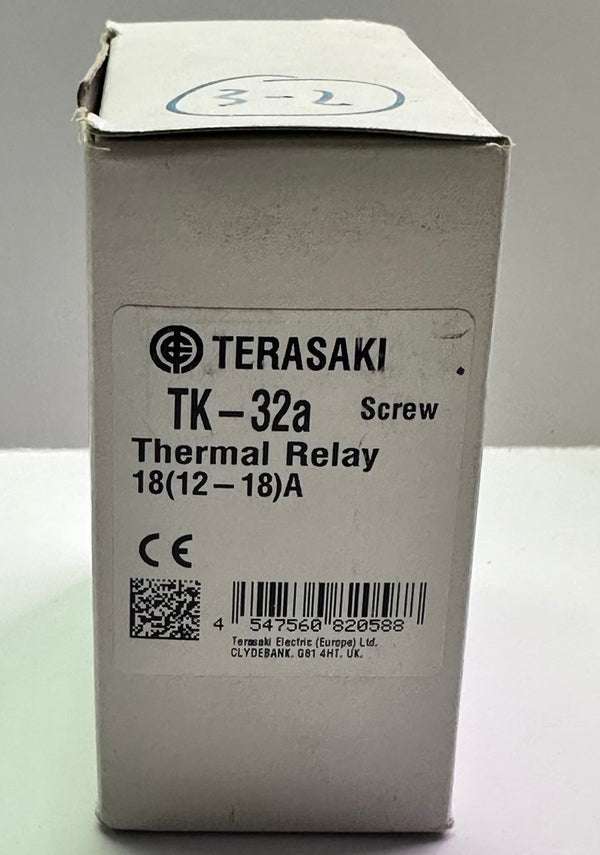 Terasaki TK-32a 12~18A Thermal Overload Relay - 820588