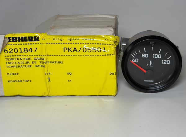 Motometer 6410121072 Unearthed 24V Temperature Gauge For Liebherr 6201847