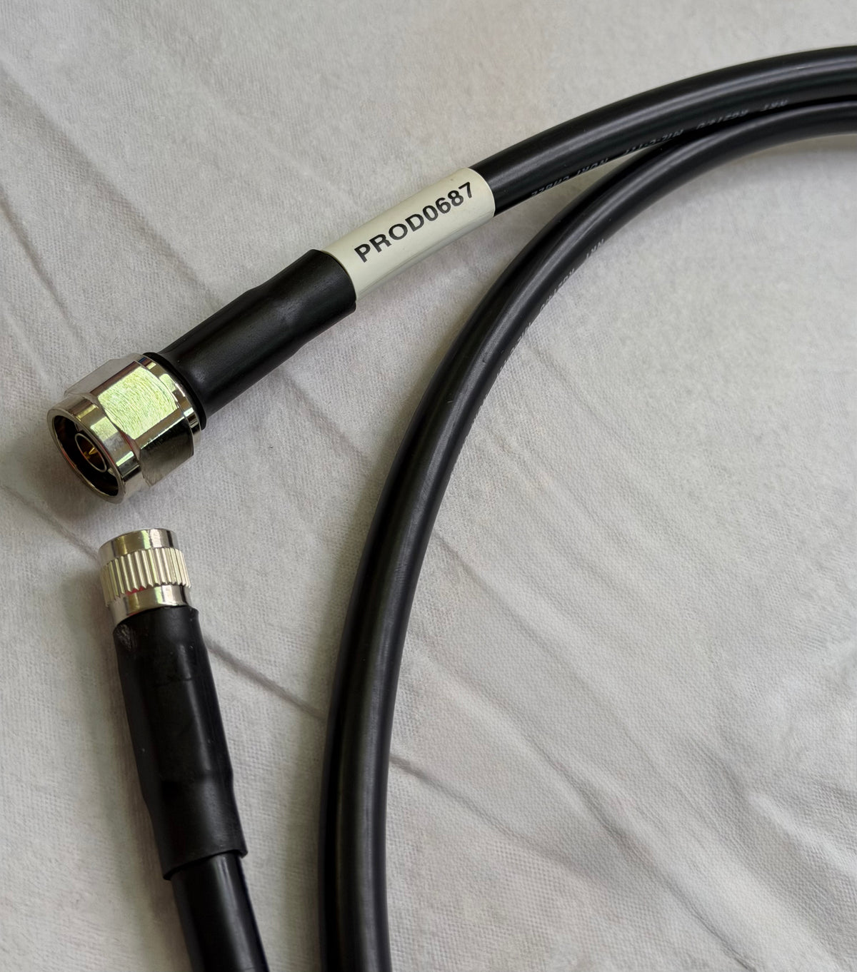 PROD0687-2000 RG214/U TNC Male to N Male Coaxial Cable