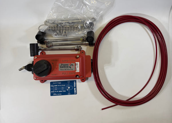 Pull-Safe PS-P-2 Pull Wire Device, Emergency Stop Safety Switch + 10MTR KIT